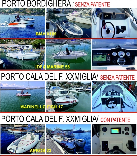 Noleggio barche Bordighera - Ventimiglia - Sportshore